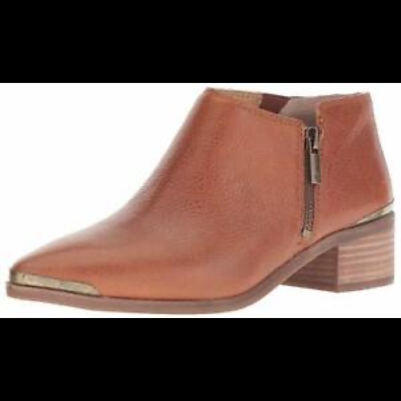 Lucky Brand Shoes - Lucky Brand Koben Tan Leather Ankle Booties